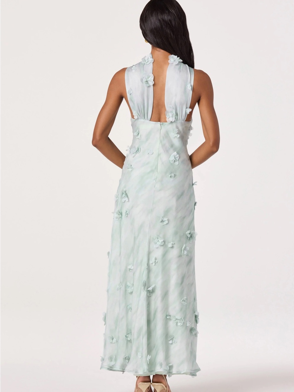 NWT: Astr The Label 3D Floral Maxi Dress - Picture 3 of 4